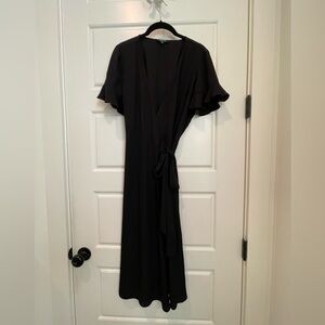 Black Wrap Dress by Madewell